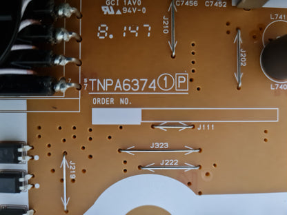 PANASONIC TH- 65FX600A POWER SUPPLY BOARD TNPA6374 (1)[P]