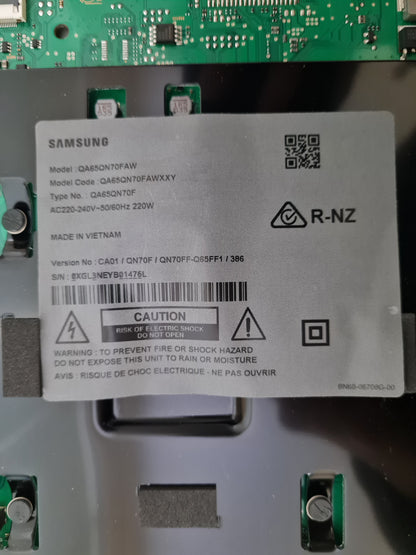 SAMSUNG QA65QN70FAW XXY (VER CA01) MAIN BOARD BN94-18617E