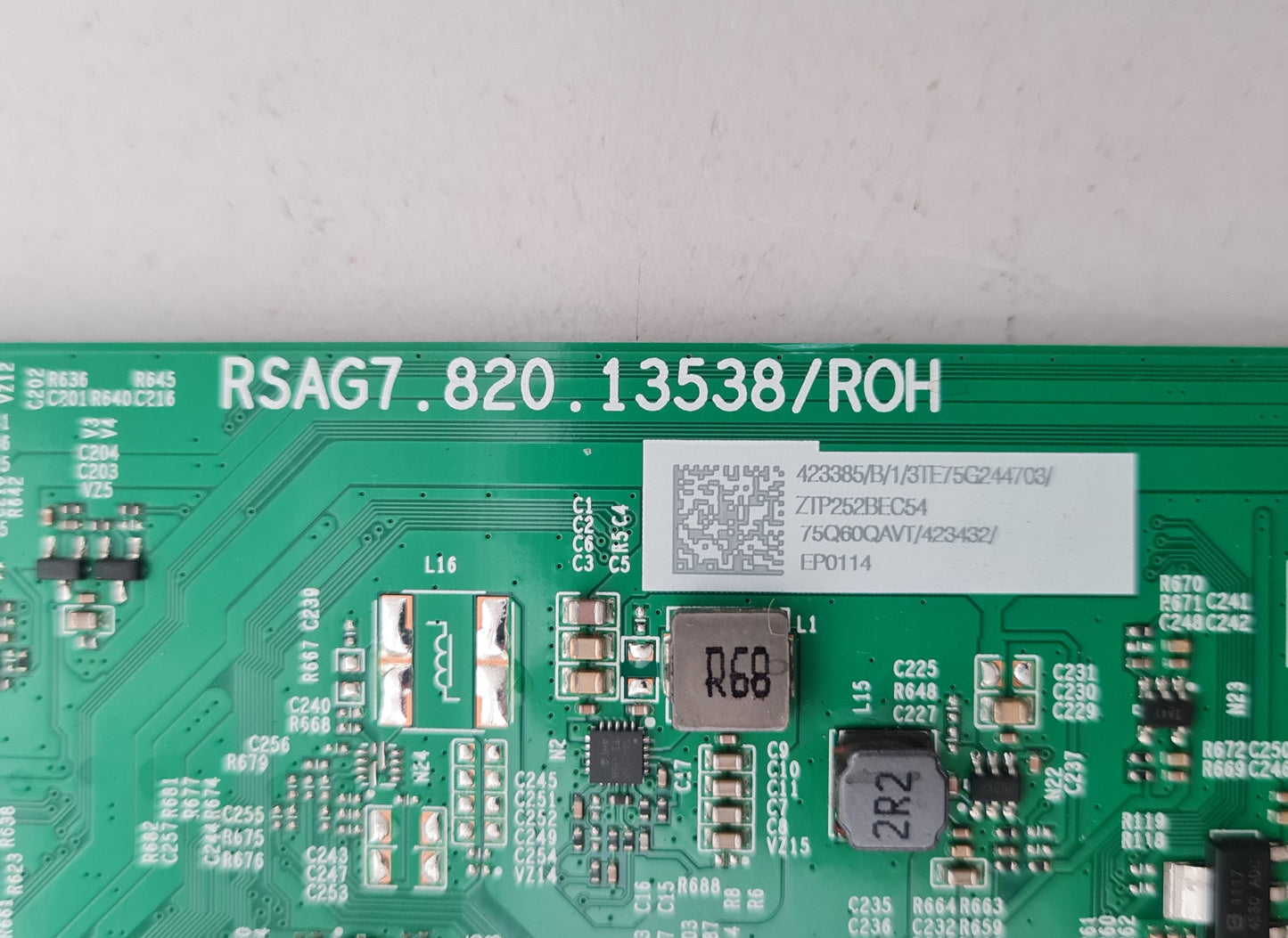 HISENSE 75Q6QAU MAIN BOARD 75Q60QAVT 423432 RSAG7.820.13538