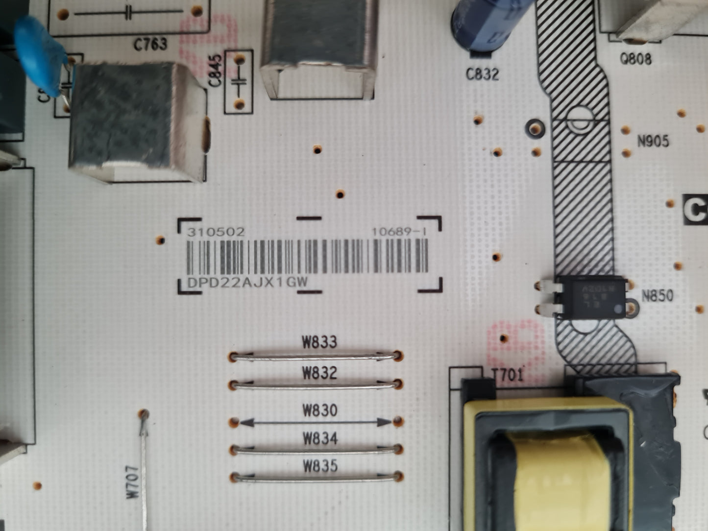 HISENSE 75A7HAU POWER SUPPLY BOARD RSAG7.820.10689 10689-1 310502