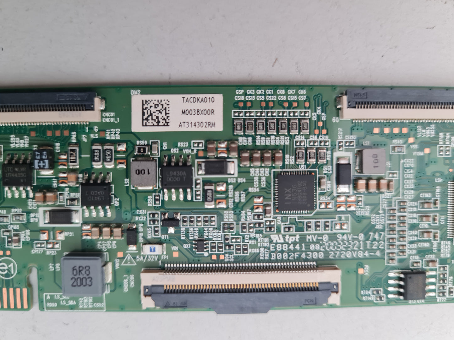 KOGAN KALED65XU9250STB T-CON BOARD RUNTK0001GV TACDKA010