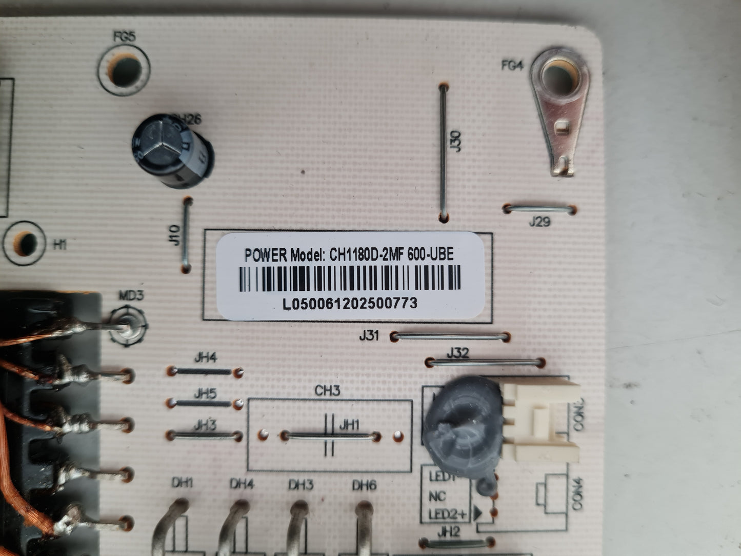 KOGAN KALED65XU9250STB POWER SUPPLY BOARD CH1180D-2MF 600-UBE
