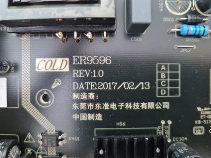 TEAC LE75L521 POWER SUPPLY BOARD ER9596-E-190600-P03 ER9596