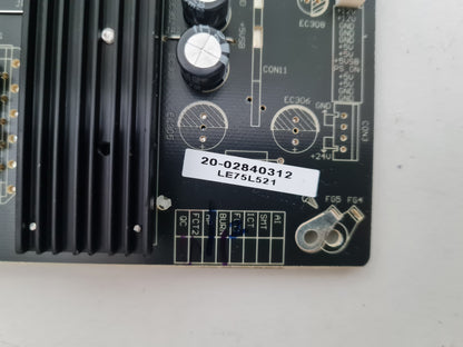 TEAC LE75L521 POWER SUPPLY BOARD ER9596-E-190600-P03 ER9596