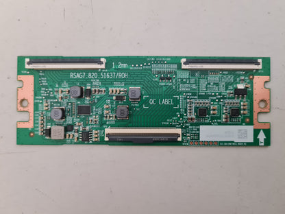 HISENSE 75Q6QAU T-CON BOARD RSAG7.820.51637 410579