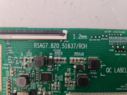HISENSE 75Q6QAU T-CON BOARD RSAG7.820.51637 410579
