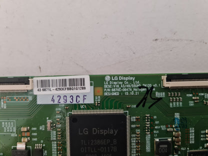 LG 43UH610T -TB.BAUWLJD T-CON BOARD 6871L-4293C 6870C-0647A
