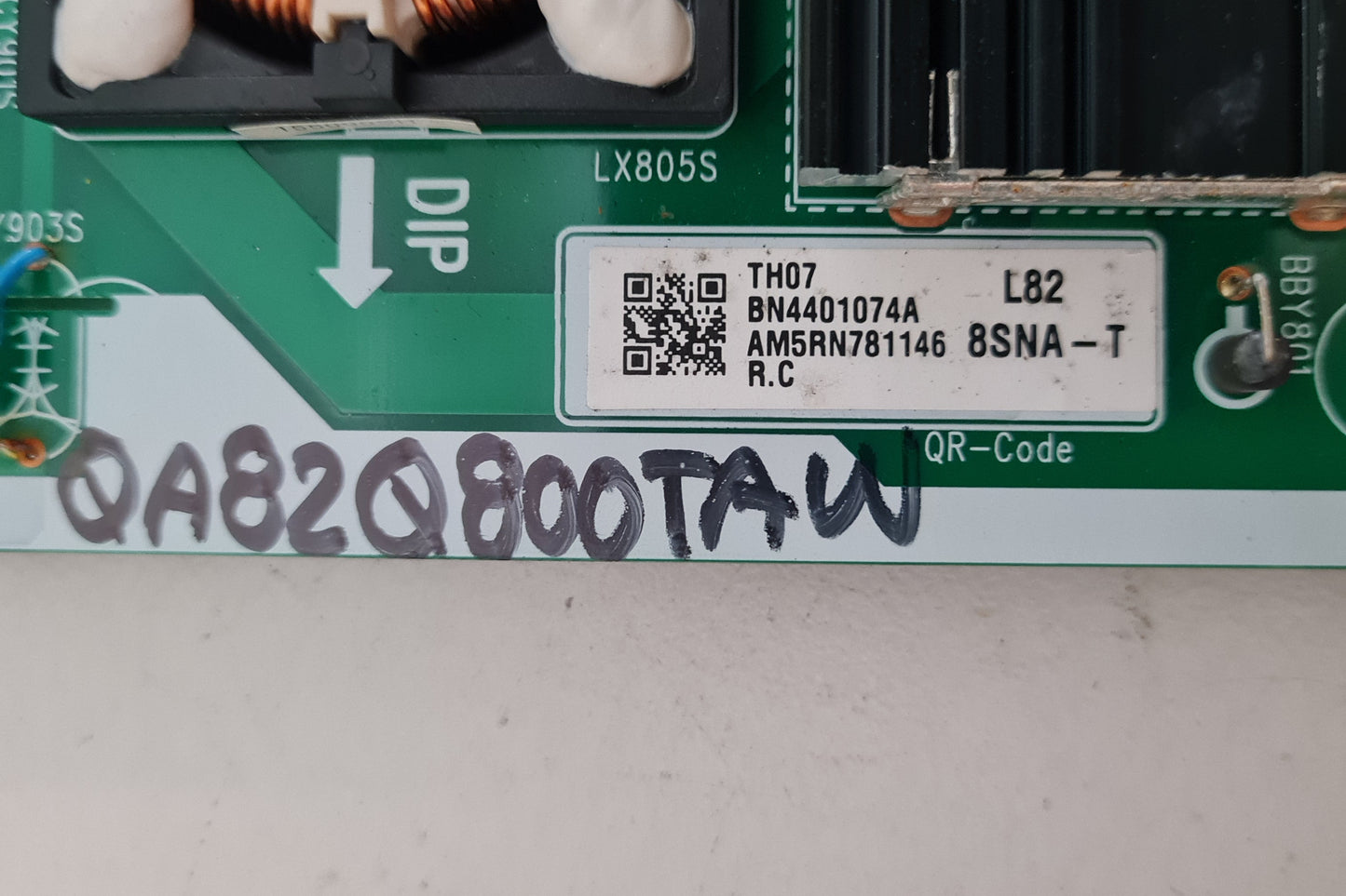 SAMSUNG QA82Q800TAW POWER SUPPLY BOARD BN44-01074A L82S8NA_THS