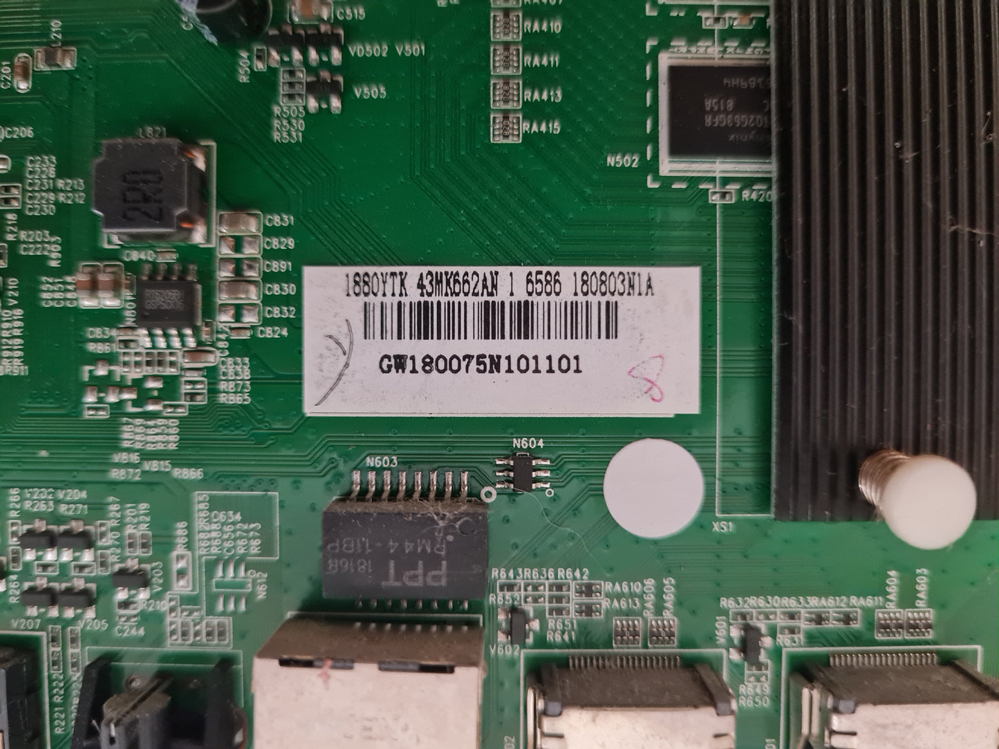 KOGAN KALED43MU8010SZA MAIN BOARD 43MK662AN 35023186