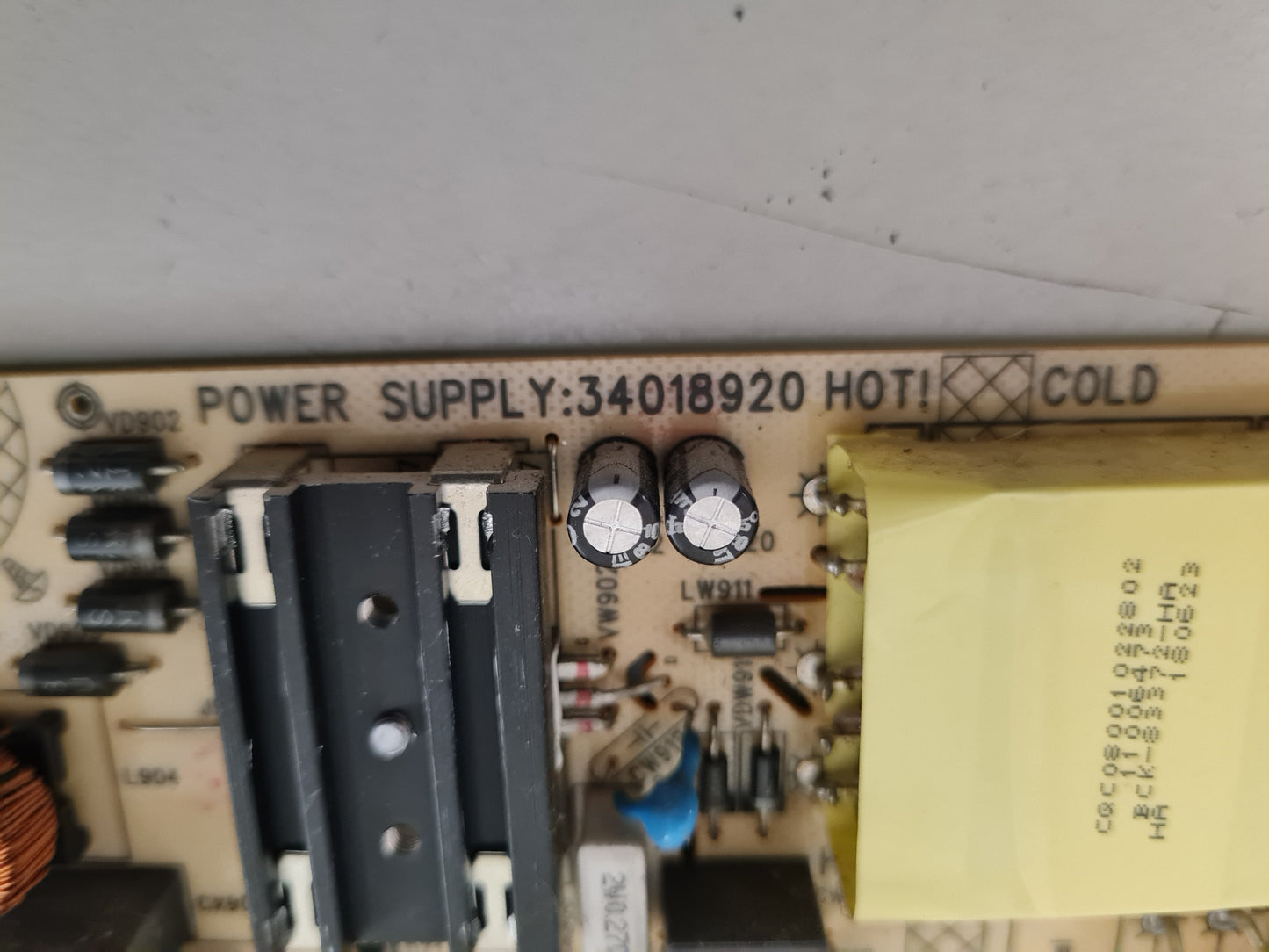 KOGAN KALED43MU8010SZA POWER SUPPLY BOARD 34018920 35023184 KIP+L072E01C