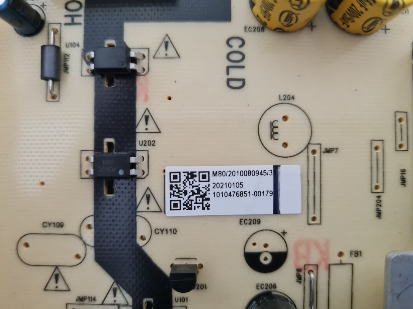 JVC AV-H587115A POWER SUPPLY BOARD TV5006-ZC02-02