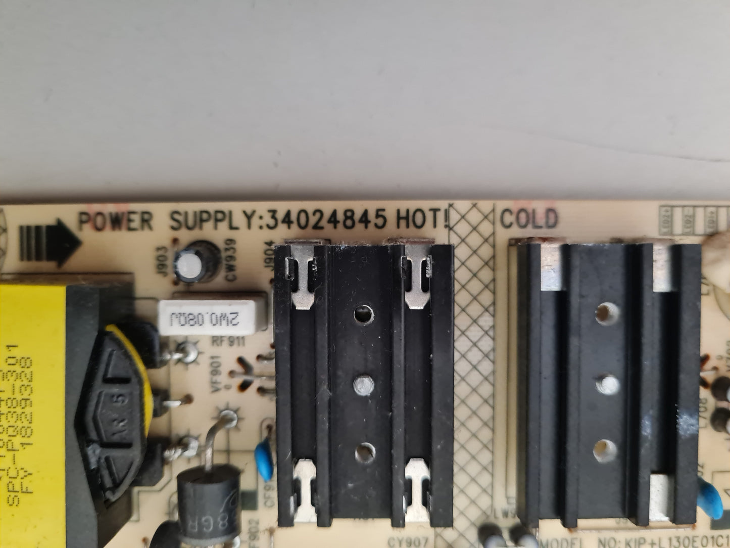 JVC LT-55N6105A POWER SUPPLY BOARD 34024845 35024497 KIP+L130E01C1