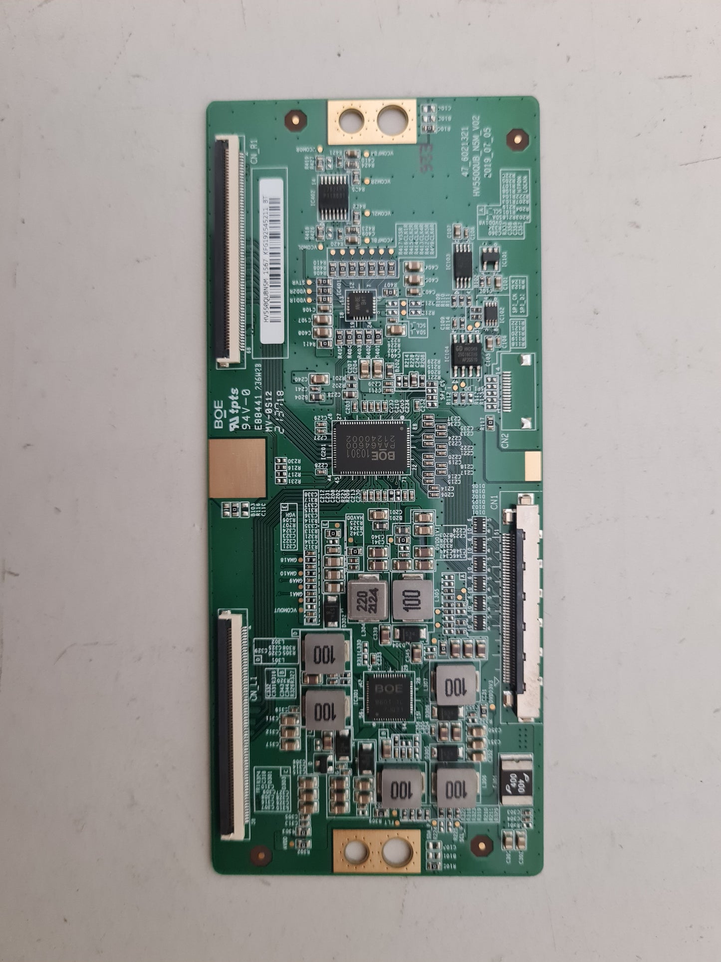 SONY KD- 55X80J T-CON BOARD 47_6021321 HV550QUB_NSM_V02 HV550QUBNSM