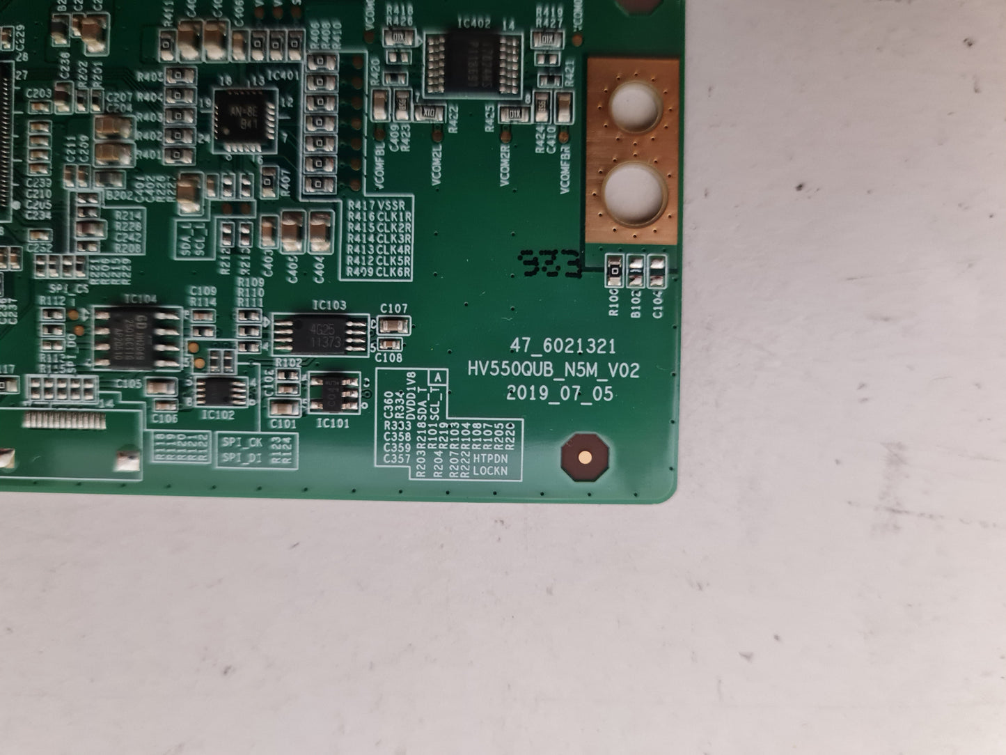 SONY KD- 55X80J T-CON BOARD 47_6021321 HV550QUB_NSM_V02 HV550QUBNSM