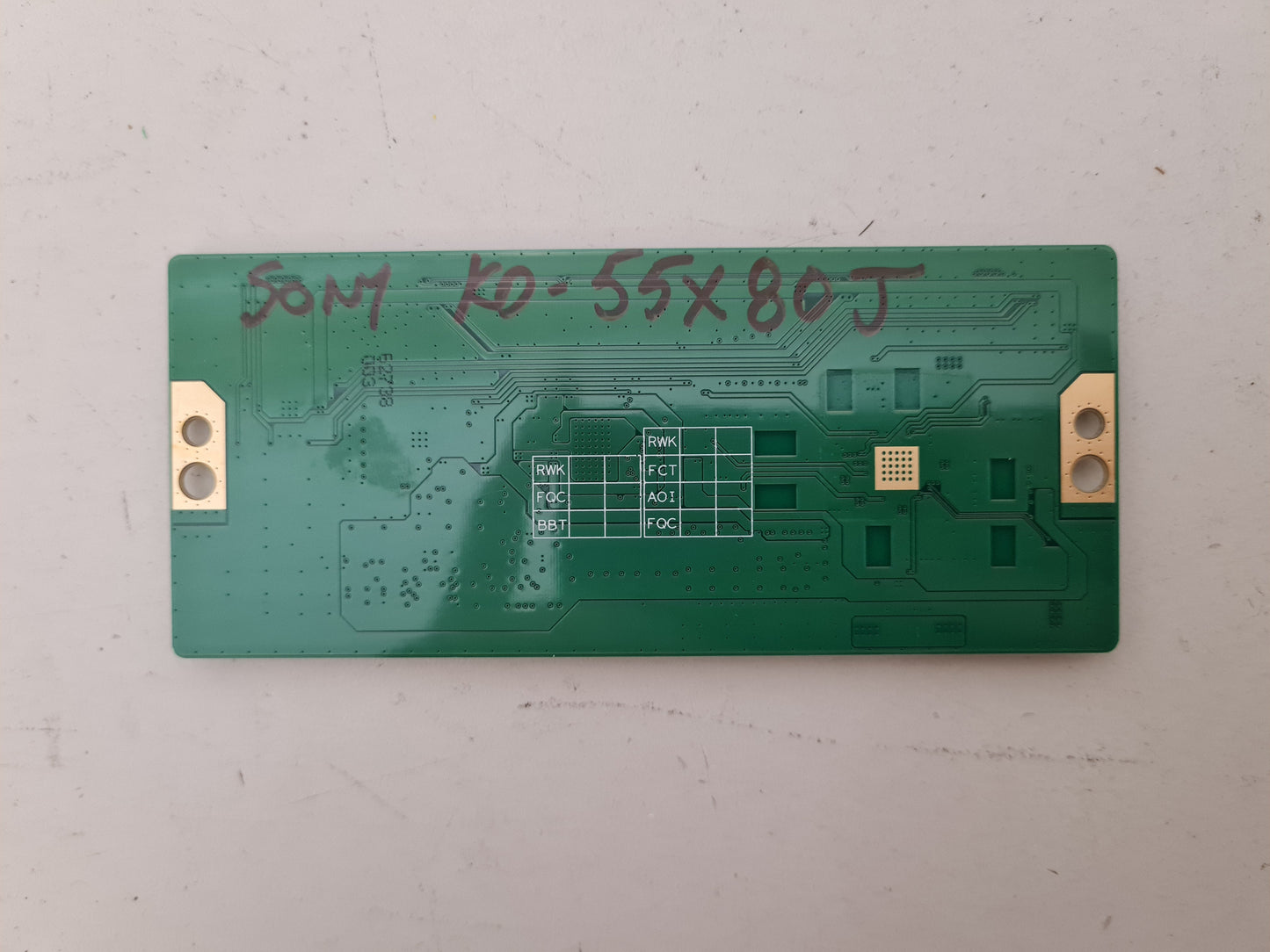 SONY KD- 55X80J T-CON BOARD 47_6021321 HV550QUB_NSM_V02 HV550QUBNSM