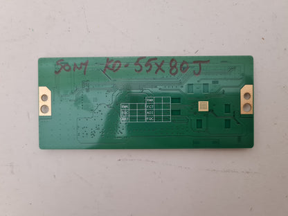 SONY KD- 55X80J T-CON BOARD 47_6021321 HV550QUB_NSM_V02 HV550QUBNSM