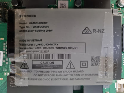 SAMSUNG UA65CU8000 WXXY (VER UA02) MAIN BOARD BN94-10058R