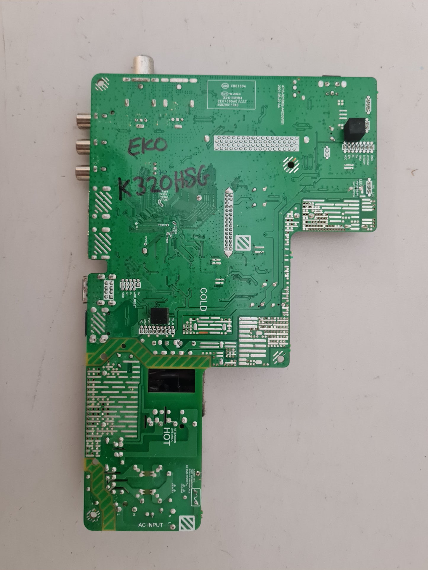EKO K320HSG MAIN BOARD 9216M2C1 P0Q22060221-02653