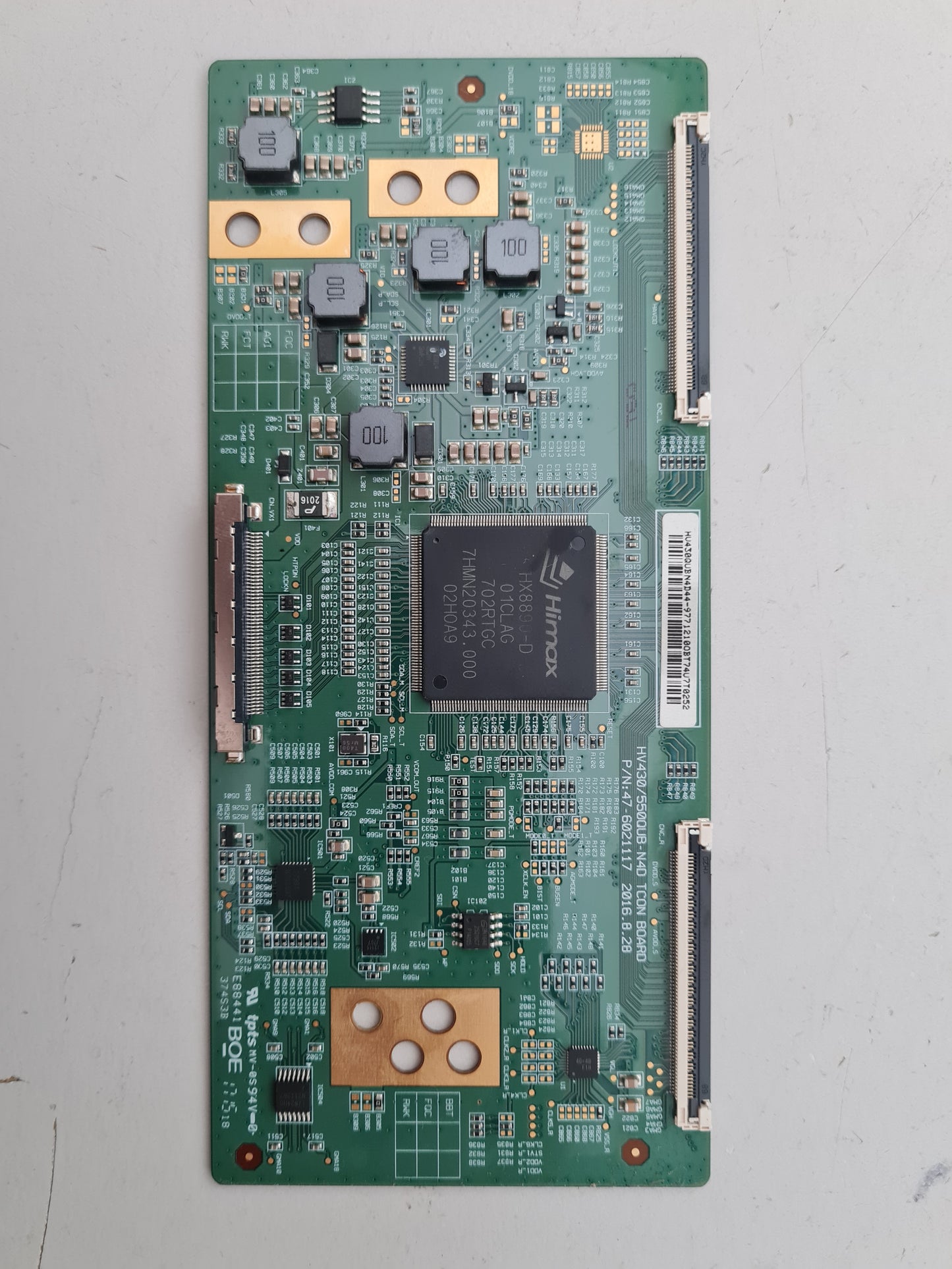 LG 43UJ654T T-CON BOARD HU430/550QUB-N4D 47-6021117 HU430QUBN4D44