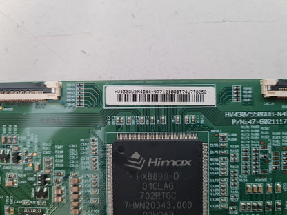 LG 43UJ654T T-CON BOARD HU430/550QUB-N4D 47-6021117 HU430QUBN4D44