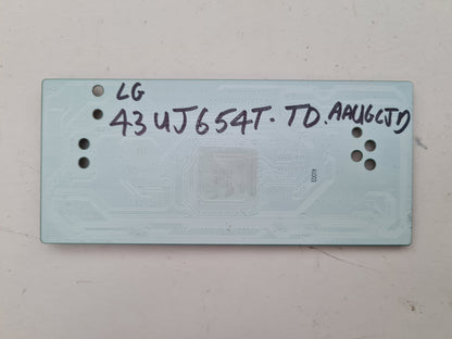 LG 43UJ654T T-CON BOARD HU430/550QUB-N4D 47-6021117 HU430QUBN4D44