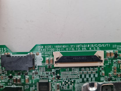 LG 43UJ654T .TD.AAULJD MAIN BOARD EBU64036001 64036001 EAX67166104 1.0