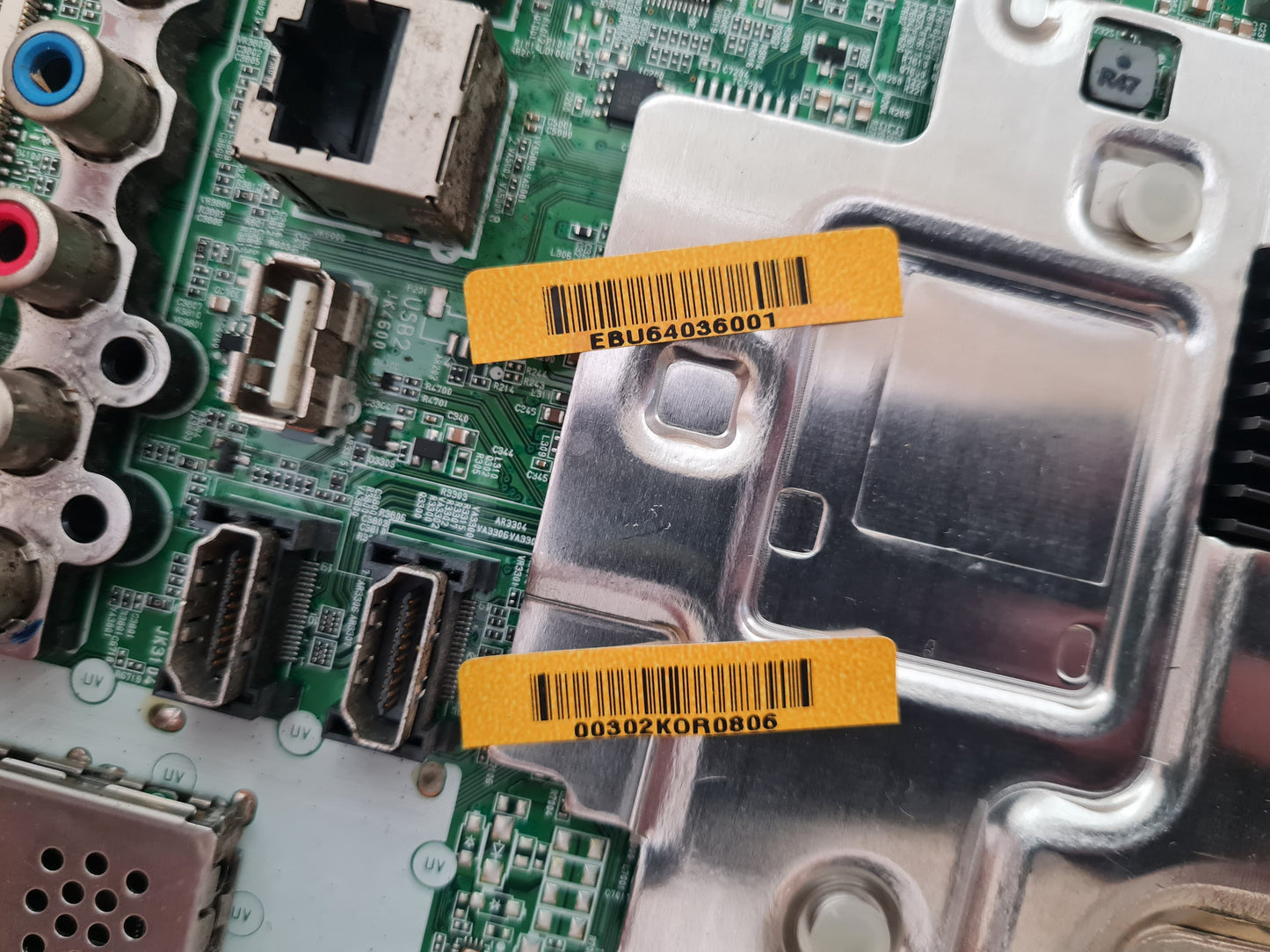 LG 43UJ654T .TD.AAULJD MAIN BOARD EBU64036001 64036001 EAX67166104 1.0