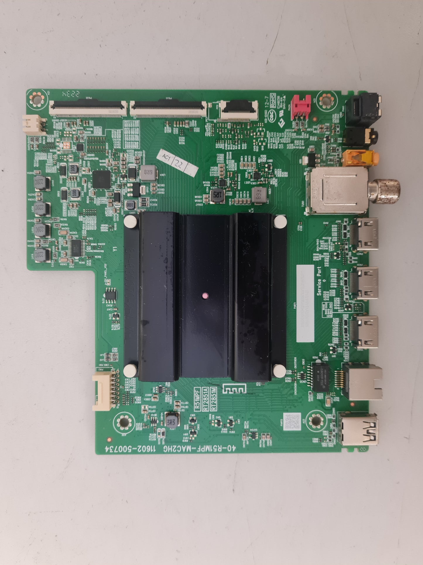 TCL 58P635 MAIN BOARD 40-R51MPF-MAC2HG 11602-500734 R51MPF RT2851A RT2851M