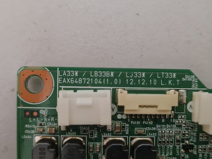 LG 55LA6620 -TD.AAUYLH MAIN BOARD EBT62307920 61953301 EAX64872104 1.0