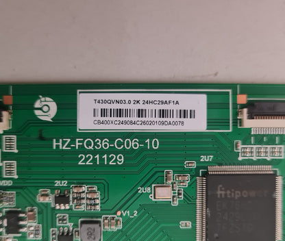 BAUHN ATV43FHDW-0325 T-CON BOARD HZ-FQ36-C06-10 221129 T430QVN03.0