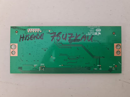 HISENSE 75U7KAU T-CON BOARD 339310 RSAG7.820.12847