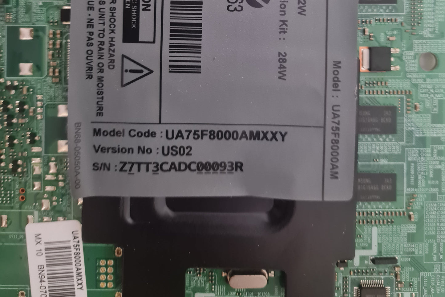 SAMSUNG UA75F8000 AMXXY (VER US02) MAIN BOARD BN94-07048U