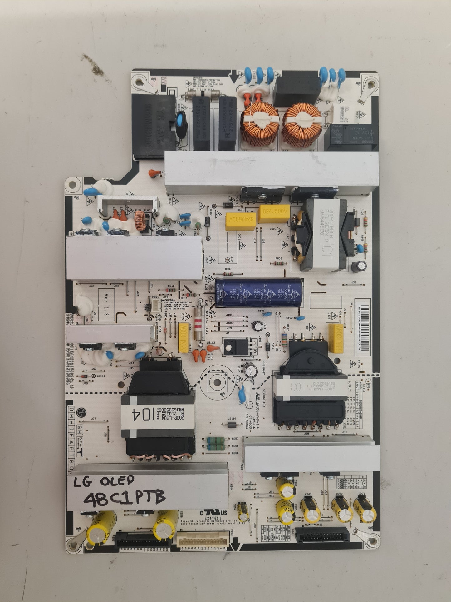 LG OLED 48C1PTB POWER SUPPLY BOARD EAY65768824 LGP48CX-20OP EAX69117402 1.1