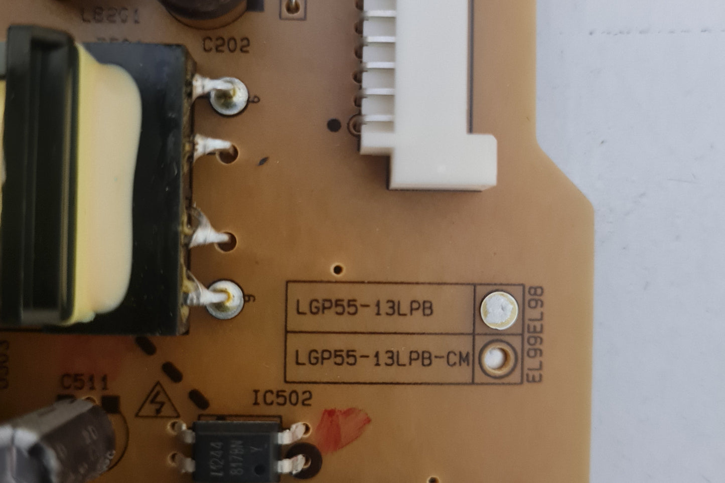 LG 55LA6620 POWER SUPPLY BOARD EAX64905801 1.8 LGP55-13LPB