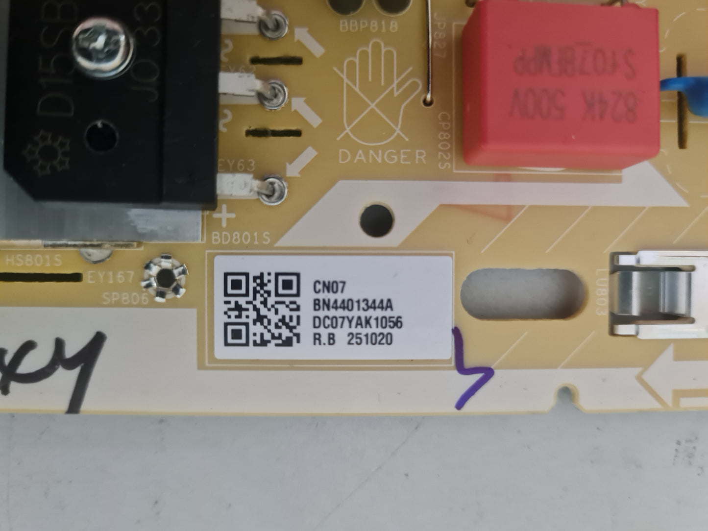 SAMSUNG QA55Q70FAW XXY POWER SUPPLY BOARD BN44-01344A L55E70A_FDY