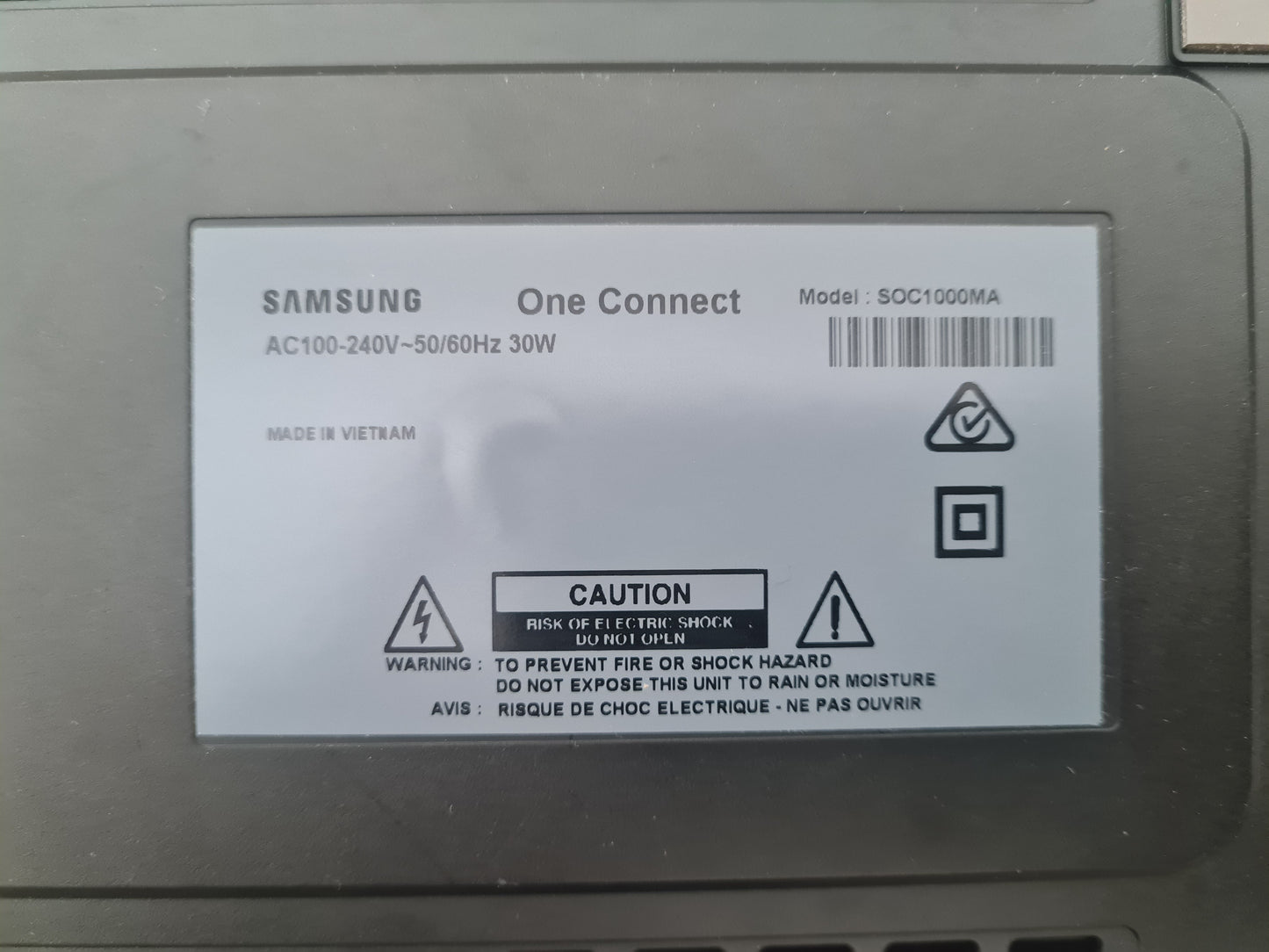 SAMSUNG QA75Q9FAM WXXY ONE CONNECT BOX SOC1000MA BN95-03842A BN94-12078V