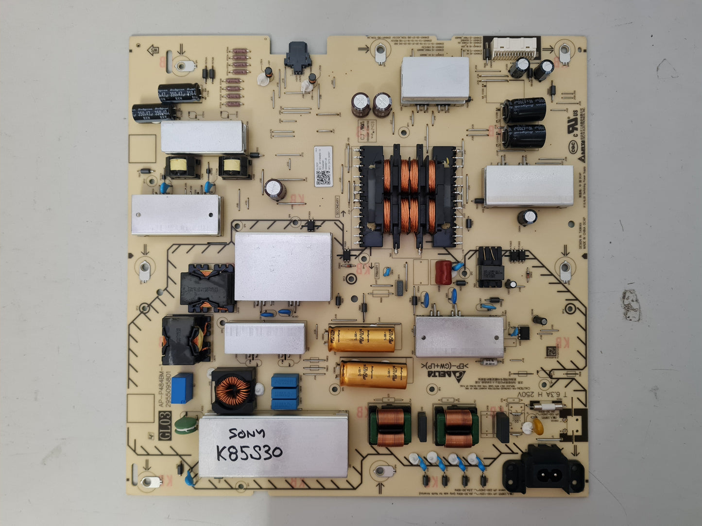 SONY K85S30 POWER SUPPLY BOARD GL03 AP-P484BM-1 2955095801 100442481