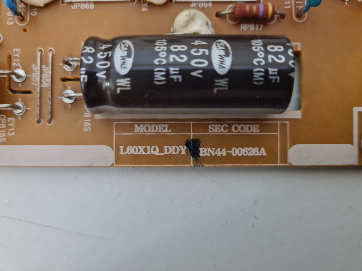 SAMSUNG UA60F6400 POWER SUPPLY BOARD BN44-00626A L60X1Q_DDY