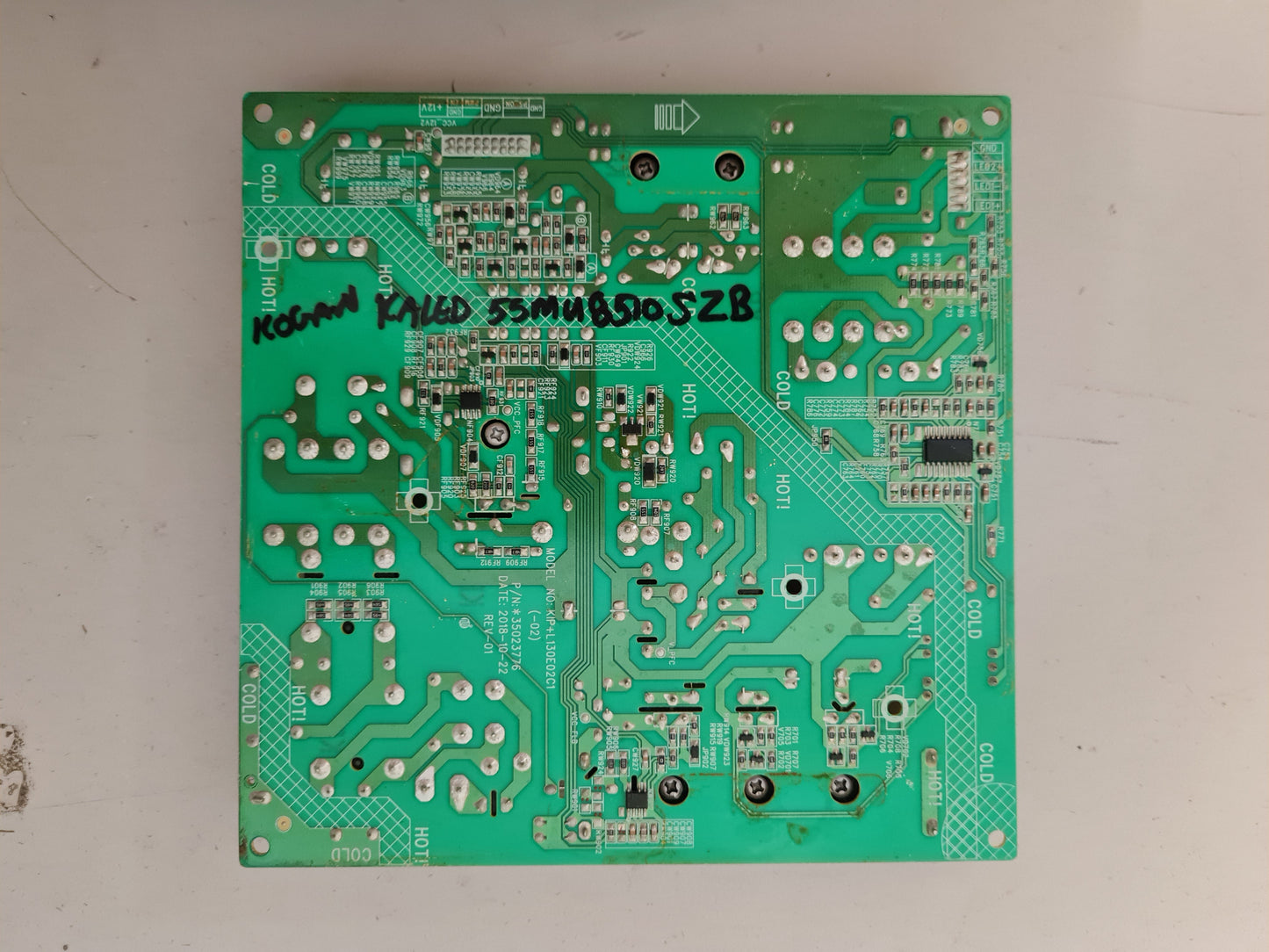 KOGAN KALED55MU8510SZA POWER SUPPLY BOARD 34022421 35023776 KIP+L130E02C1