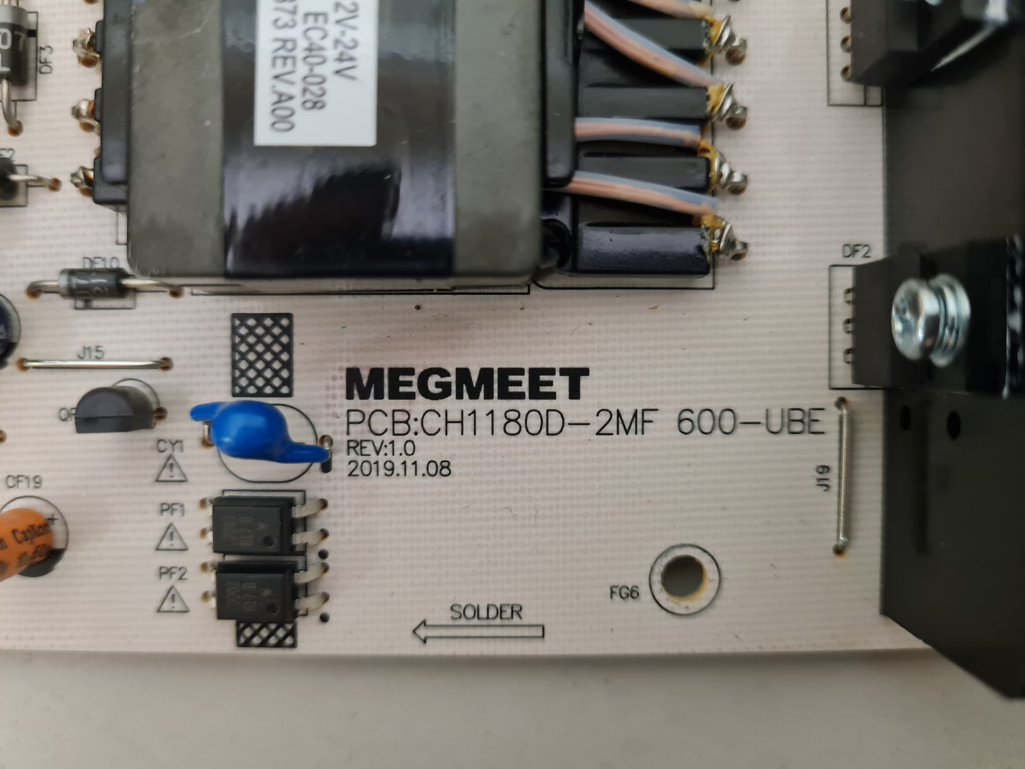 KOGAN KALED75XU9420STA POWER SUPPLY BOARD CH1180D-2MF 600-UBE