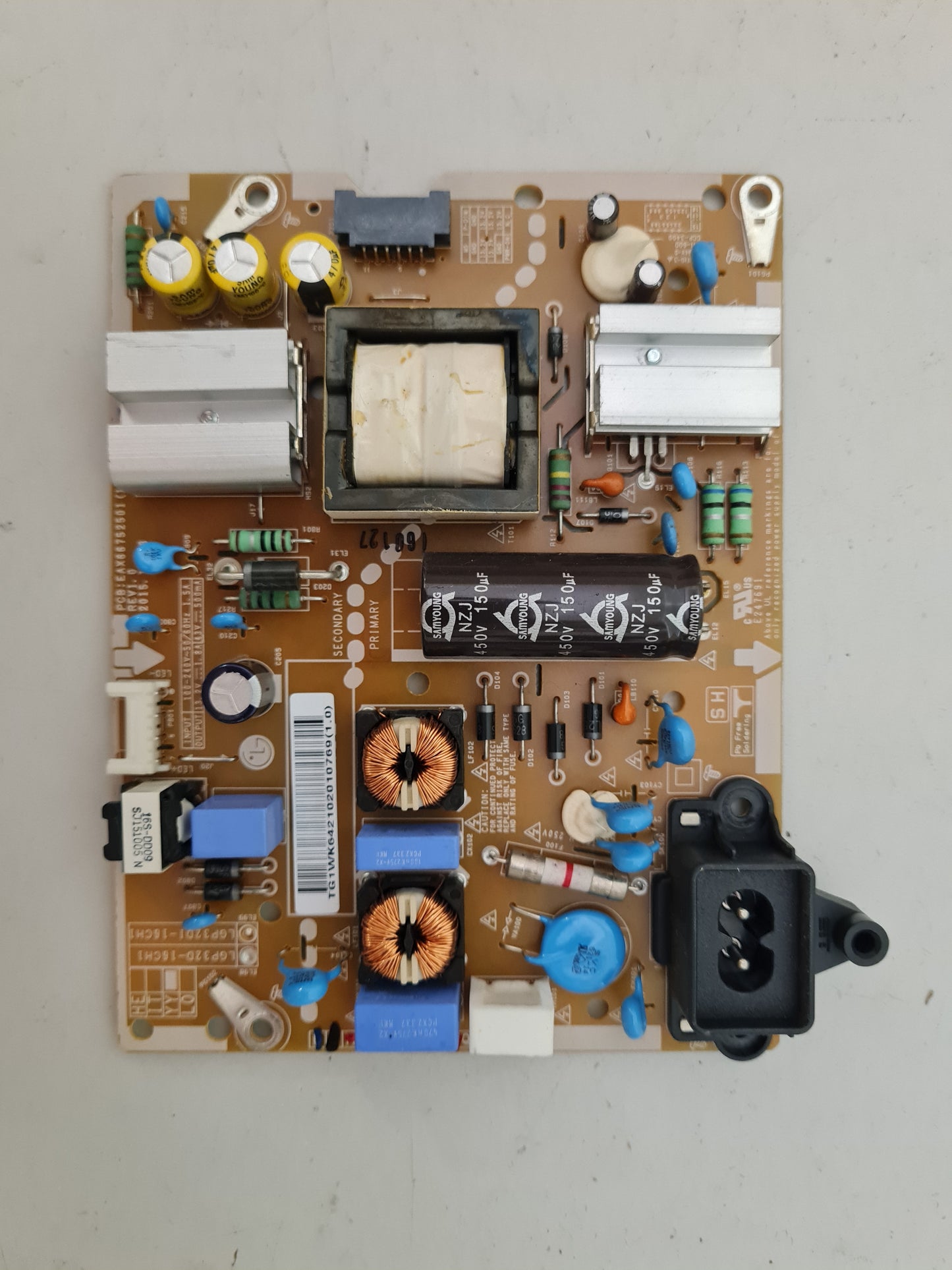 LG 32LH604T POWER SUPPLY BOARD LGP32D-16CH1 EAX66752501 1.8
