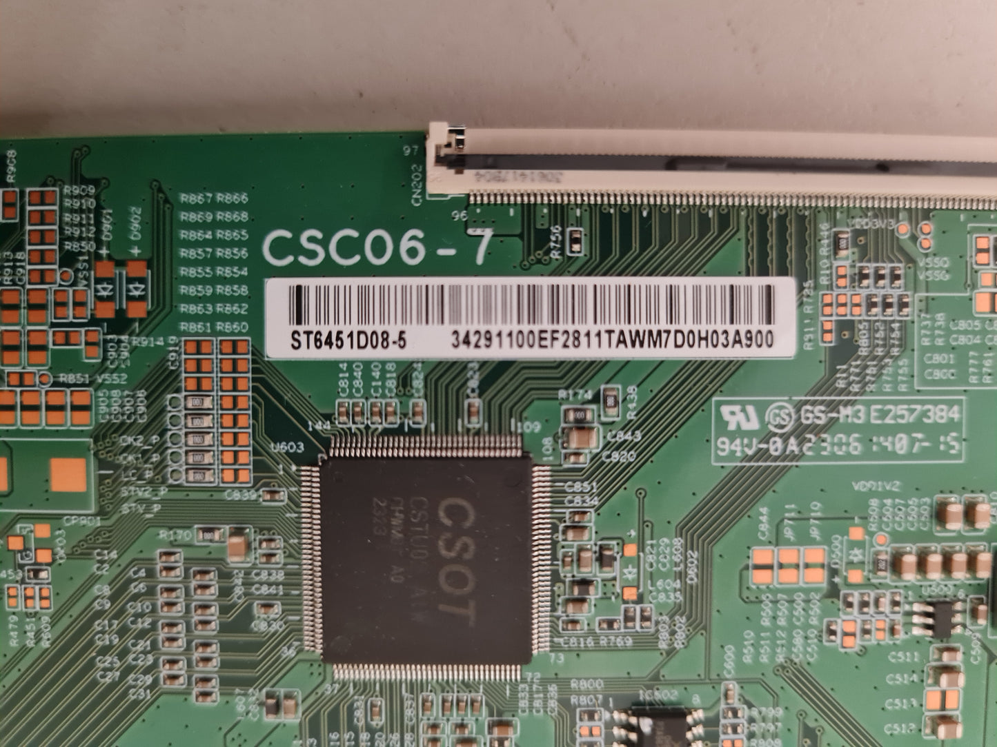 TCL 65C745 T-CON BOARD ST6451D08-5 CSC06-7