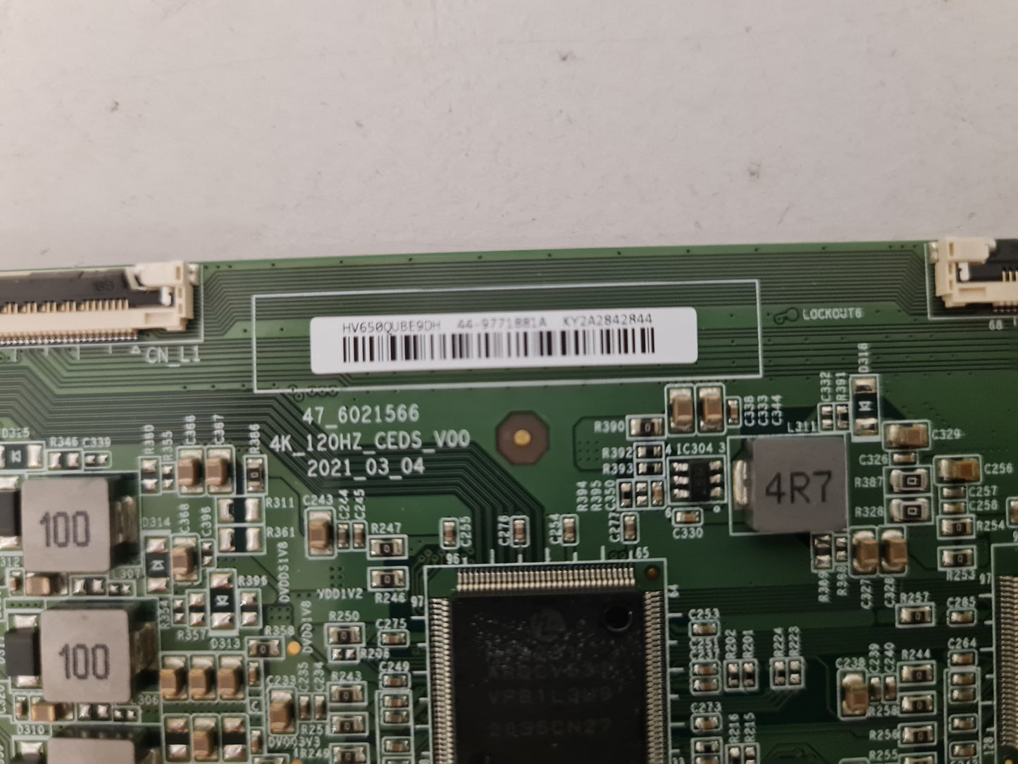 HISENSE 65U9HAU T-CON BOARD HV650QUBE9DH 44-9771881A 47-6021566