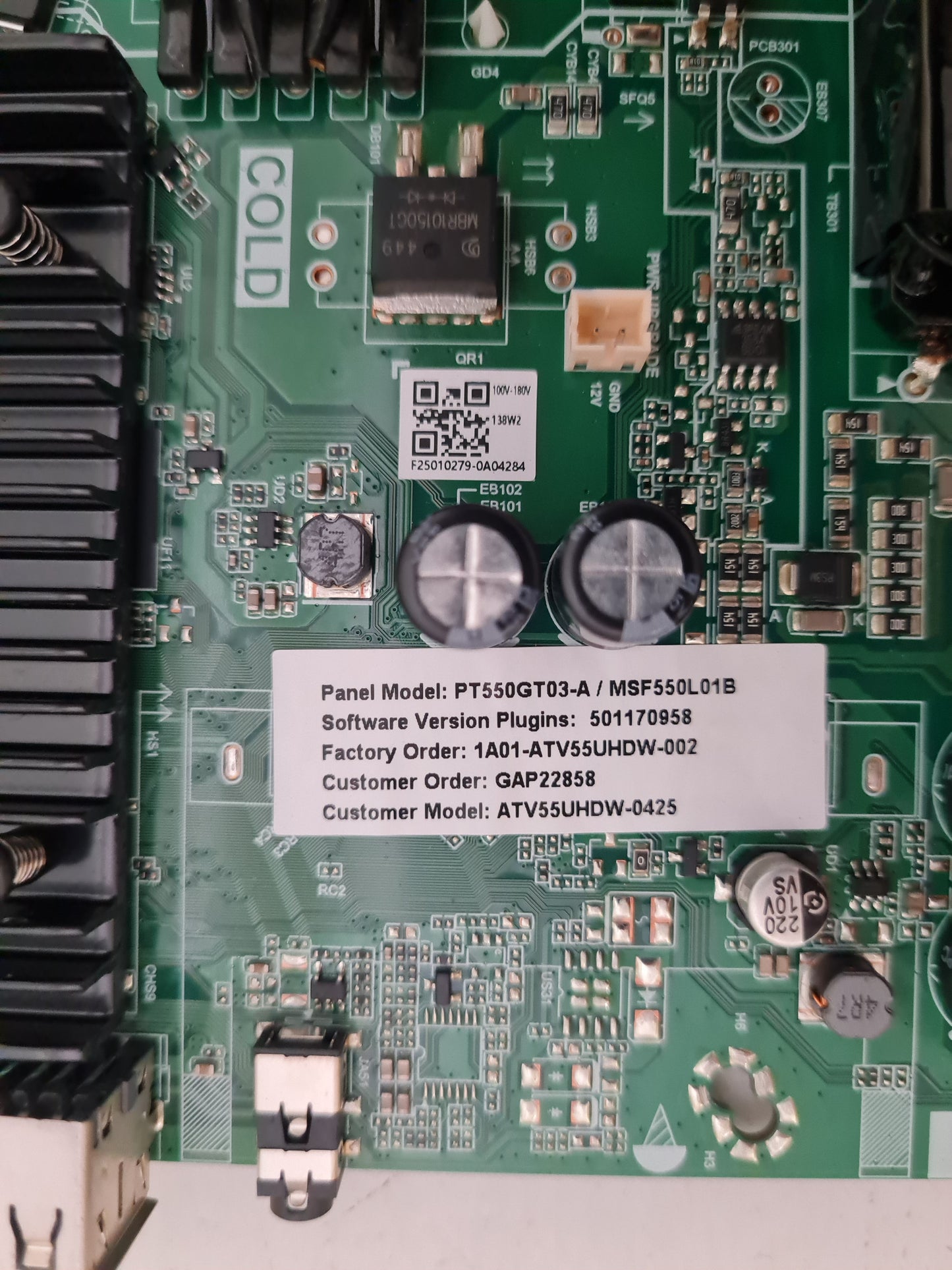 BAUHN ATV55UHDW-0425 MAIN BOARD TPD.SK621.PC821 (T)