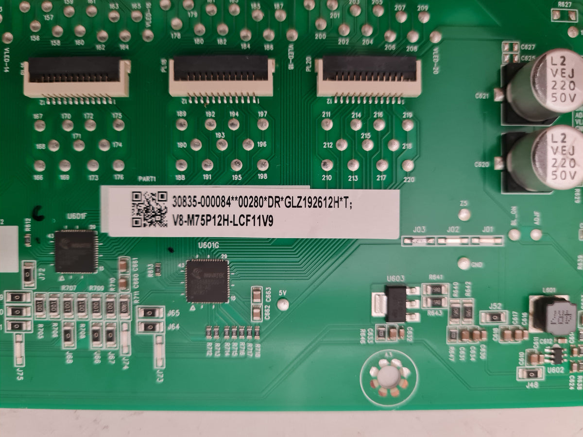 TCL 75C745 LED DRIVER BOARD D75P12G 40-75P12G-DRA1AG 11605-500060