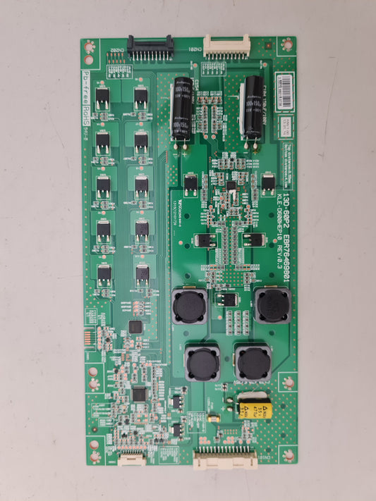 LG 60LA7410 LED DRIVER BOARD 13D-60P2 EBR76469801 KLE-D600HEP10