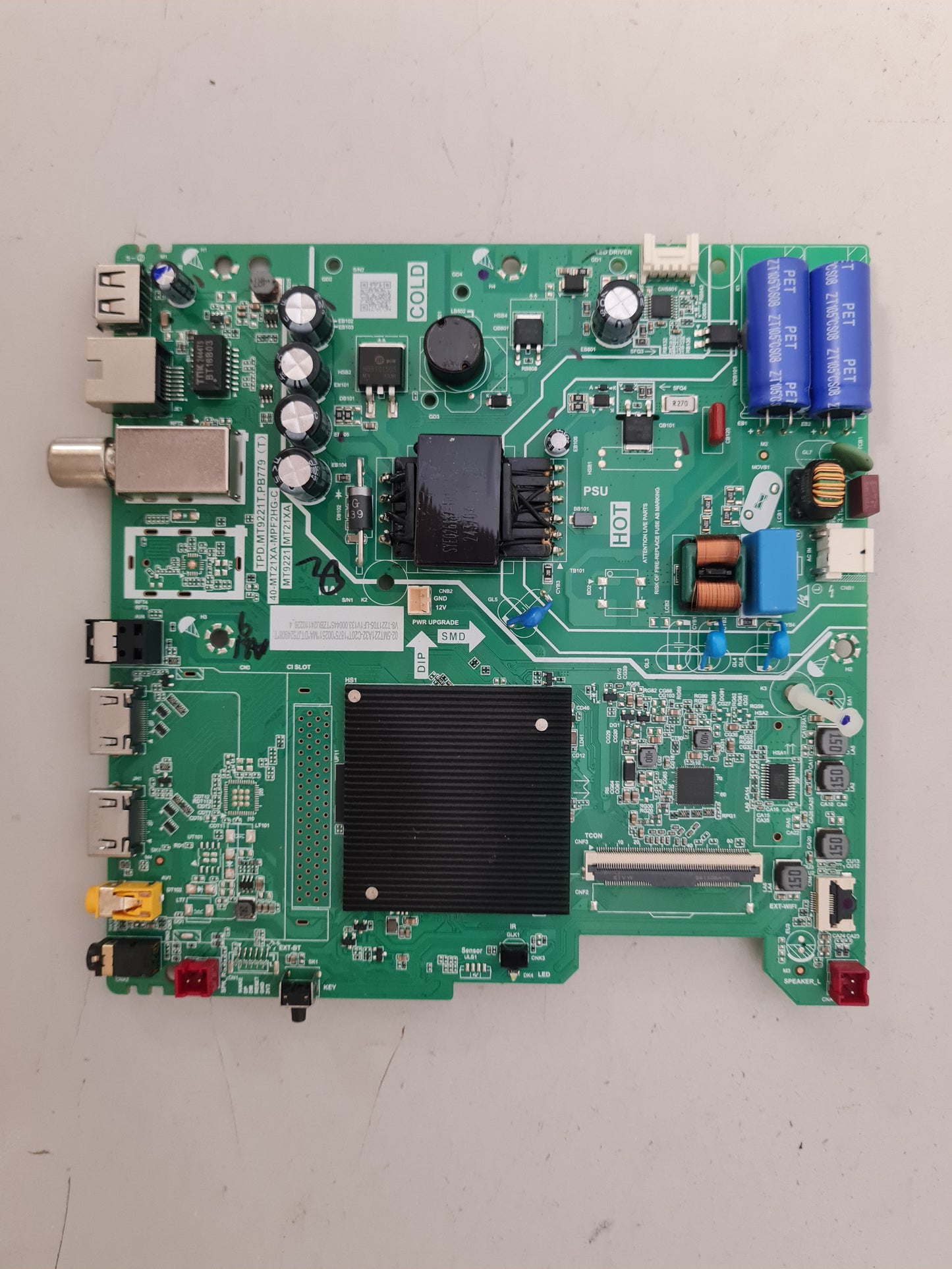 TCL 32S5400AF MAIN BOARD TPD.MT9221T.PB779 (T) 40-MT21XA-MPF2HG-C MT9221 MT21XA