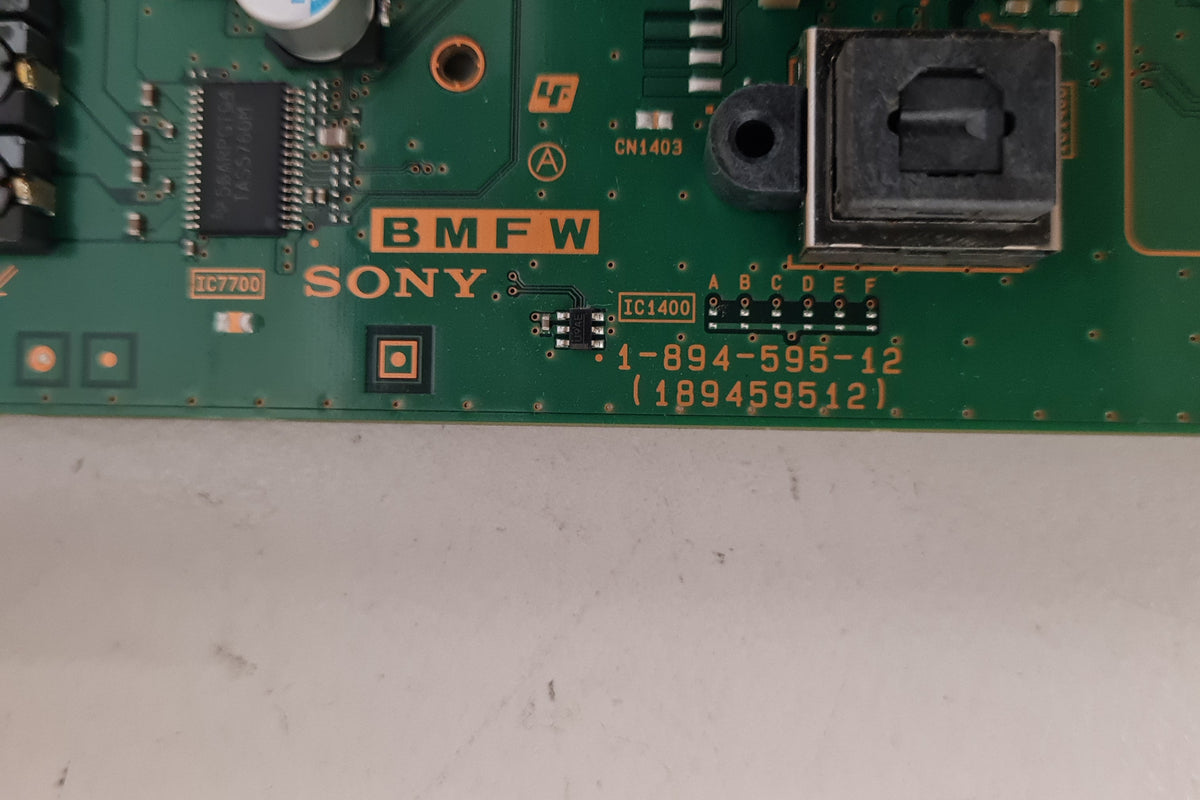 SONY KD- 65X9000C MAIN BOARD BMFW 1-894-595-12 A2072585A A2072585B