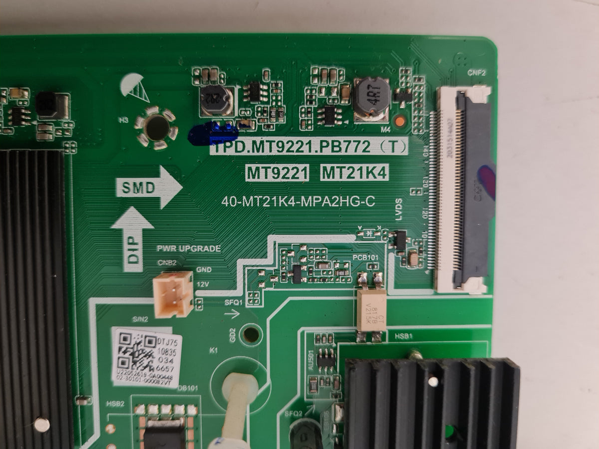 FFALCON 40SF3 MAIN BOARD TPD.MT9221.PB772 (T) MT9221 MT21K4 40-MT21K4-MPA2HG-C