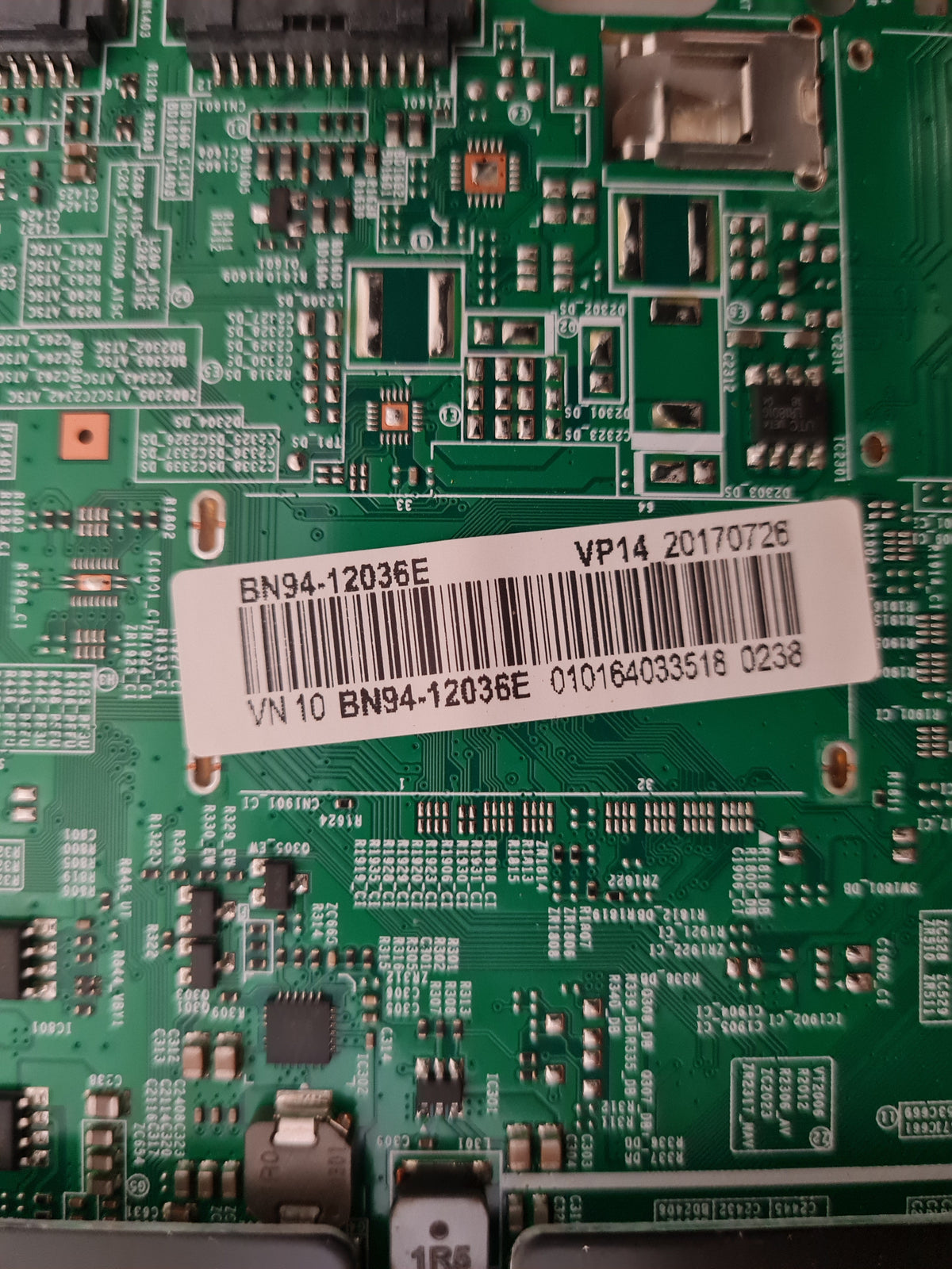 SAMSUNG UA50MU6100 WXXY (VER DA01) MAIN BOARD BN94-12036E